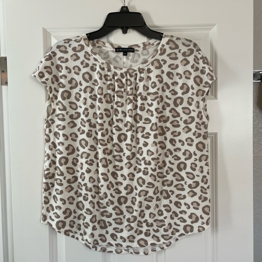EUC Leopard print top